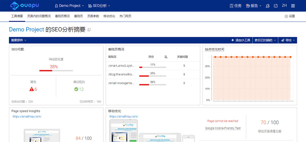 站点优化综合分析报告