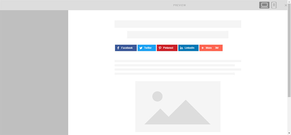 社交分享按钮横排